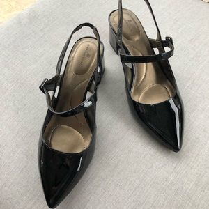 Bandolino dress sling back shoe.